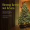 Giftmas Houten Kerstballen - Kerstversiering - 10 Vormen - 50 stuks (set van 50)