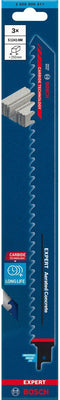 Bosch 2 608 900 411 - Expert Aerated Concrete S 1241 HM - Zaagblad met Carbide Technologie (3 stuks)
