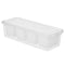 Organiser voor de koelkast Kinvara 02 1066 Wit Transparant 37,5 x 9 x 14,3 cm