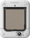Cat Mate Vergrendelbaar Microchip Kattenluik - met 4-vergrendelingsstanden - 24,6 cm x 19,7 cm - Enkel of meervoudig glas, houten en UPVC/metalen deuren, wanden - Wit 360W