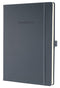 Sigel - notitieboek - Conceptum Pure - A4 - donkergrijs - hardcover - 194 pagina's - 80 grams - lijn - SI-CO649