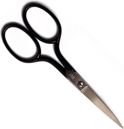 Solingen Borduurschaar blauw geïsoleerd handvat