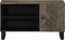 vidaXL - Tv-meubel - 80x33x46 - cm - massief - mangohout - zwart