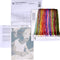 Thea Gouverneur - Borduurpakket met telpatroon - 3081A - Voorgesorteerde DMC Garens - 6 Bloemportretten - Aida - 6 cm x 17 cm - DIY Kit