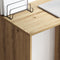 vidaXL - Kaptafel - Artisan - Eiken - 78,5x37x154,5 - cm - Geengineerd - Hout