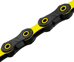 KMC DLC 12 speed Fietsketting - Zwart/Geel