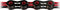 KMC DLC 12 speed Fietsketting - Zwart/Rood