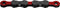 KMC DLC 12 speed Fietsketting - Zwart/Rood