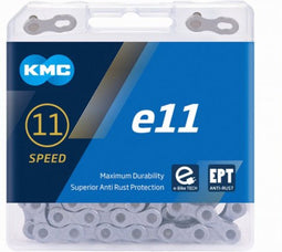 KMC E11 EPT Fietsketting 1/2x11/128 Zilver