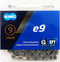 KMC E9 EPT Fietsketting 136 schakels Zilver