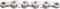 KMC E9 Zilveren Fietsketting 1/2x11/128 122 Schakels