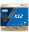 KMC Fietsketting X12 Ti-N Goud 126 schakels