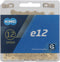 KMC Ketting e12 Ti-Ni goud, 1/2x11/128, 130 schakels, 5.2mm pin, 12-speed