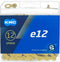 KMC Ketting e12 Ti-Ni goud, 1/2x11/128, 130 schakels, 5.2mm pin, 12-speed