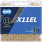 KMC KETTING X11EL Ti-N GOUD 118L