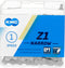 Kmc Ketting Z1 Smal 1/2 X 3/32 Inch 112s Single Speed Zilver