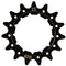 KMC kettingwiel Rohloff 1/8 inch 15T Staal zwart