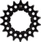 KMC kettingwiel Rohloff 1/8 inch 18T Staal zwart