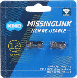 KMC MissingLink DLC 12 5.2mm Zwart