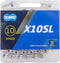 KMC X10 SL Silver / Goud Fietsketting - X10SL ZILVER 114L