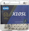 KMC X10 SL Silver / Goud Fietsketting - X10SL ZILVER 114L