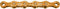 KMC X10EL Silver / Goud Fietsketting - X10EL Ti-N GOUD 114L