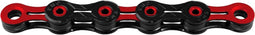 KMC X11 DLC Fietsketting 11 speed - Zwart/Rood