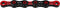 KMC X11 DLC Fietsketting 11 speed - Zwart/Rood