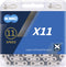 KMC X11 Silver / Black Fietsketting 11 Speed - 114 Schakels Zilver / Zwart (Bulk verpakking)