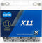 KMC X11 Silver / Black Fietsketting 11 Speed - 114 Schakels Zilver / Zwart (Bulk verpakking)