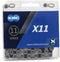 KMC X11 Silver / Black Fietsketting 11 Speed - 114 Schakels Zilver / Zwart (Bulk verpakking)