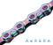 KMC X12 Aurora Blauw 126 schakels Fietsketting met Double X-Bridge 12-speed