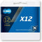 KMC X12 Fietsketting - Black Tech (126 links)