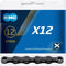 KMC X12 Fietsketting - Black Tech (126 links)
