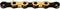 KMC X12 Ti-N Kettingslot 12-speed, goud/zwart Uitvoering 126 schakels