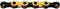 KMC X12 Ti-N Kettingslot 12-speed, goud/zwart Uitvoering 126 schakels