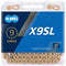 KMC - X9SL Ketting Ti-N Goud 114L