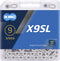 KMC X9SL Kettingslot 9-speed, zilver Uitvoering 114 schakels
