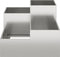 vidaXL - Tuinplanter - 100x100x60 - cm - RVS
