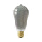 Calex Spiraal Filament LED Lamp - E27 - ST64 Lichtbron Titanium - 4W - Dimbaar