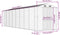 vidaXL - Tuinschuur - 191x725x198 - cm - gegalvaniseerd - staal - bruin