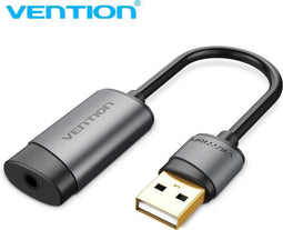 OMTP/CTIA USB externe geluidskaart naar 3.5mm audio microfoon AUX adapter - USB Sound Card Stick