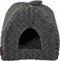 Jack and Vanilla Huisdiereniglo Softy XS 40x40x40 cm rosette grijs