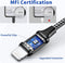 Oplaadkabel - 3 stuks van 2 Meter - USB naar Lightning - Zwart