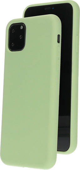 Mobiparts Silicone Cover - iPhone 11 Pro Max - Soft-touch afwerking - Groen