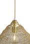 Hanglamp Lynn - Ø38x42 cm - E27 fitting - Messing