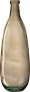 J-Line vaas Fles - glas - lichtbruin - small