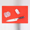 Hygiplas Standaard Snijplank met Lage Dichtheid Rood J255 - Horeca