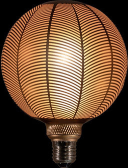 Anna's collection - Led Bulb Palm Leaf Pattern Matt Gold 125X170Mm...