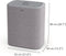 Joseph Joseph Tota - Wasmand - 3 Compartimenten 90 Liter - Grijs
